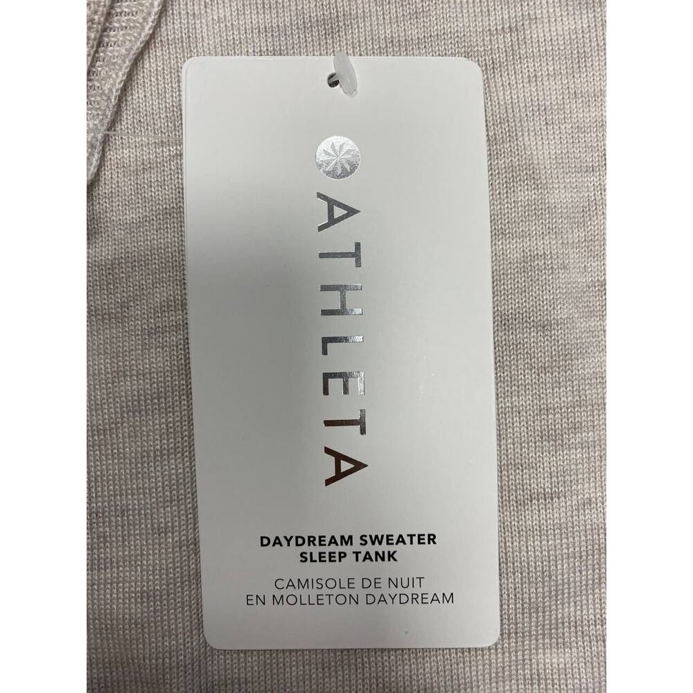 Athleta Womens Vneck Tank Top Daydream Sweater Length Beige Size 1X A000041 - Picture 5 of 9